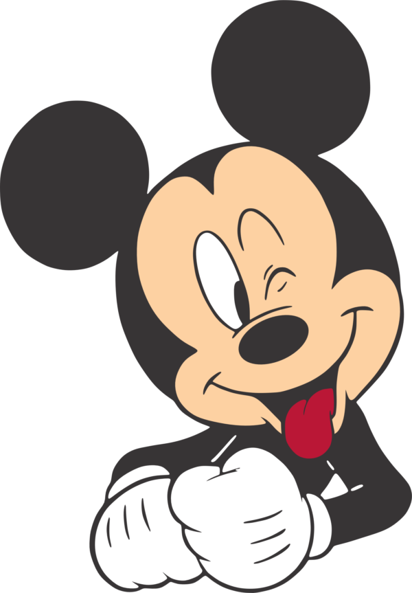 Mickey piscando